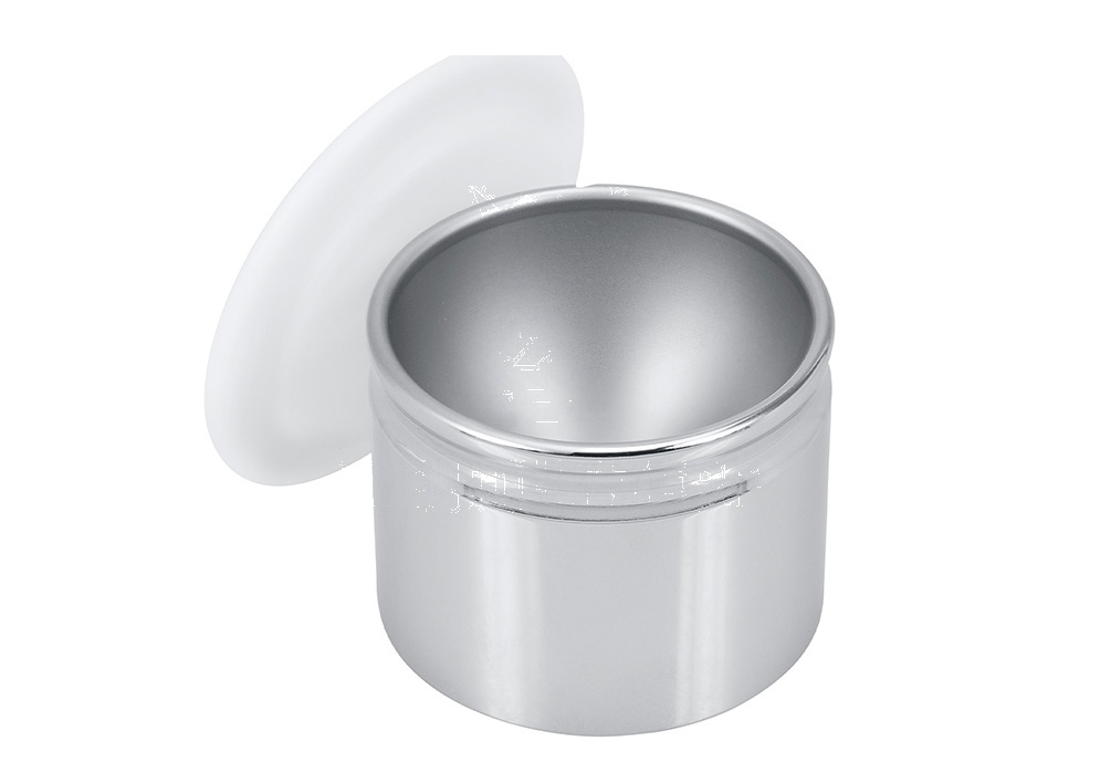 Stainless Steel Prophylaxis Plastic Lid Cup – Diam. 40 Mm X 30 Mm High (Usable on Both Sides)