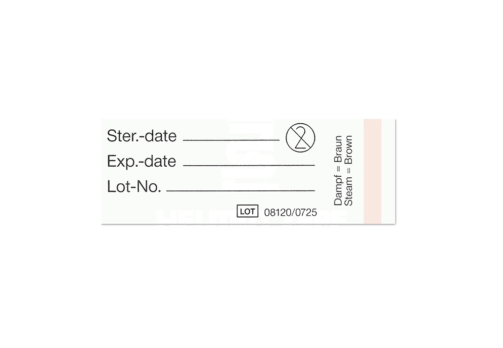 Paper Label With Indicator 100 Pcs Identification Label for Sterilization Containers