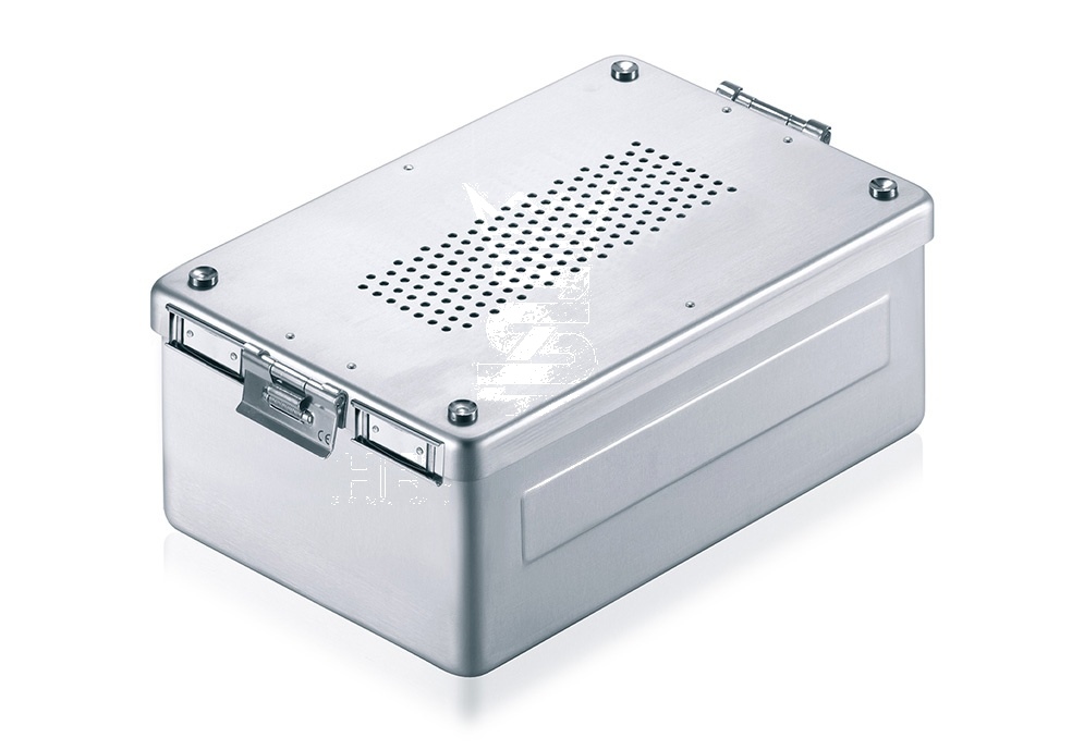 Sterilization Container 310x190x100mm Perforated Bottom and Cover (85.327.20)